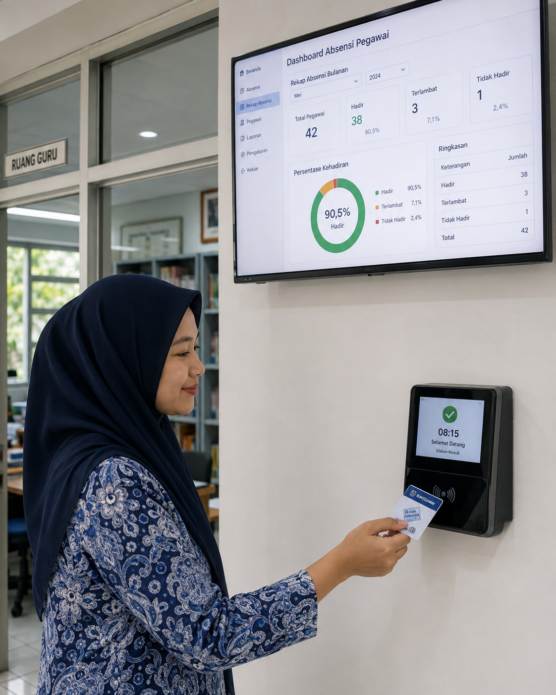 Absensi Guru & Tenaga Kependidikan Digital: Terhubung dengan e-Kinerja